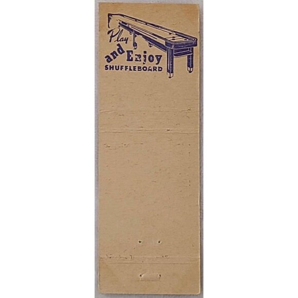 Vintage Matchbook Cover Braugh’s Tavern Monticello IN Indiana Orange - Picture 3 of 5